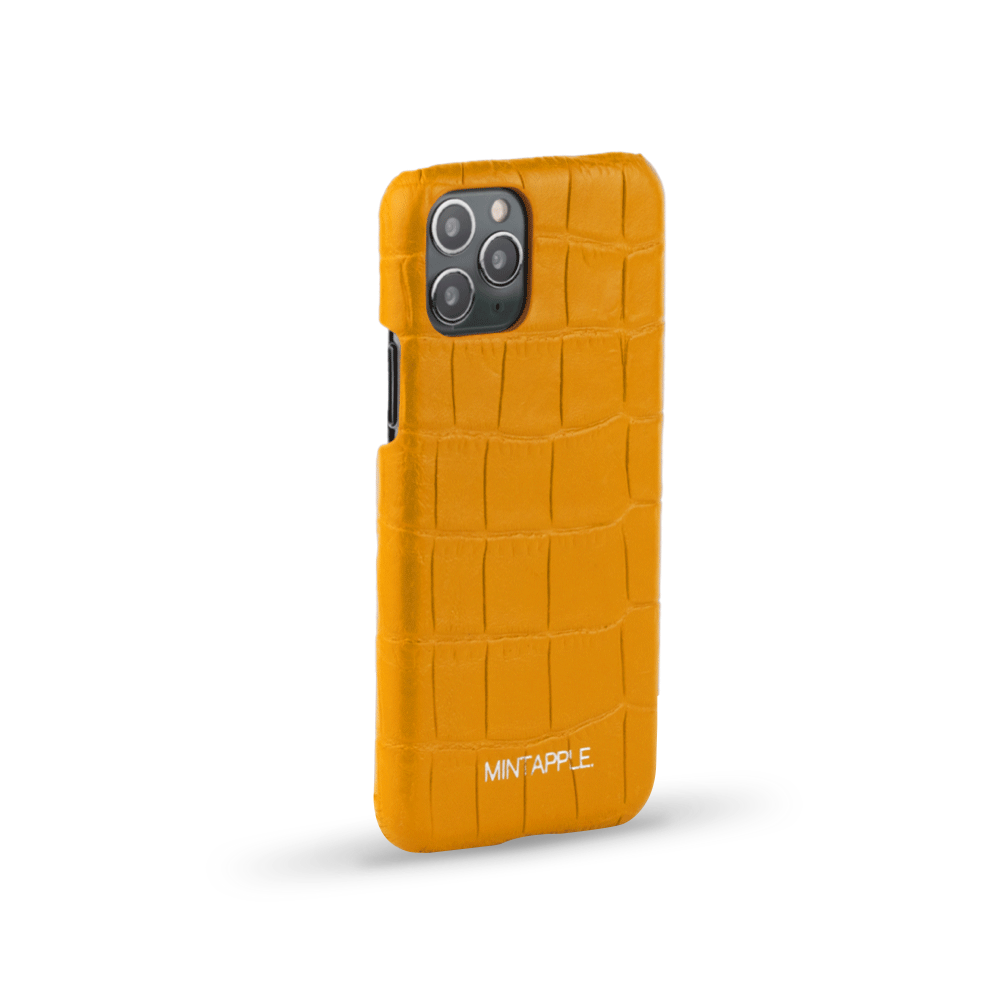 iPhone 11 Pro | Alligator Embossed Leather Case - MINTAPPLE.