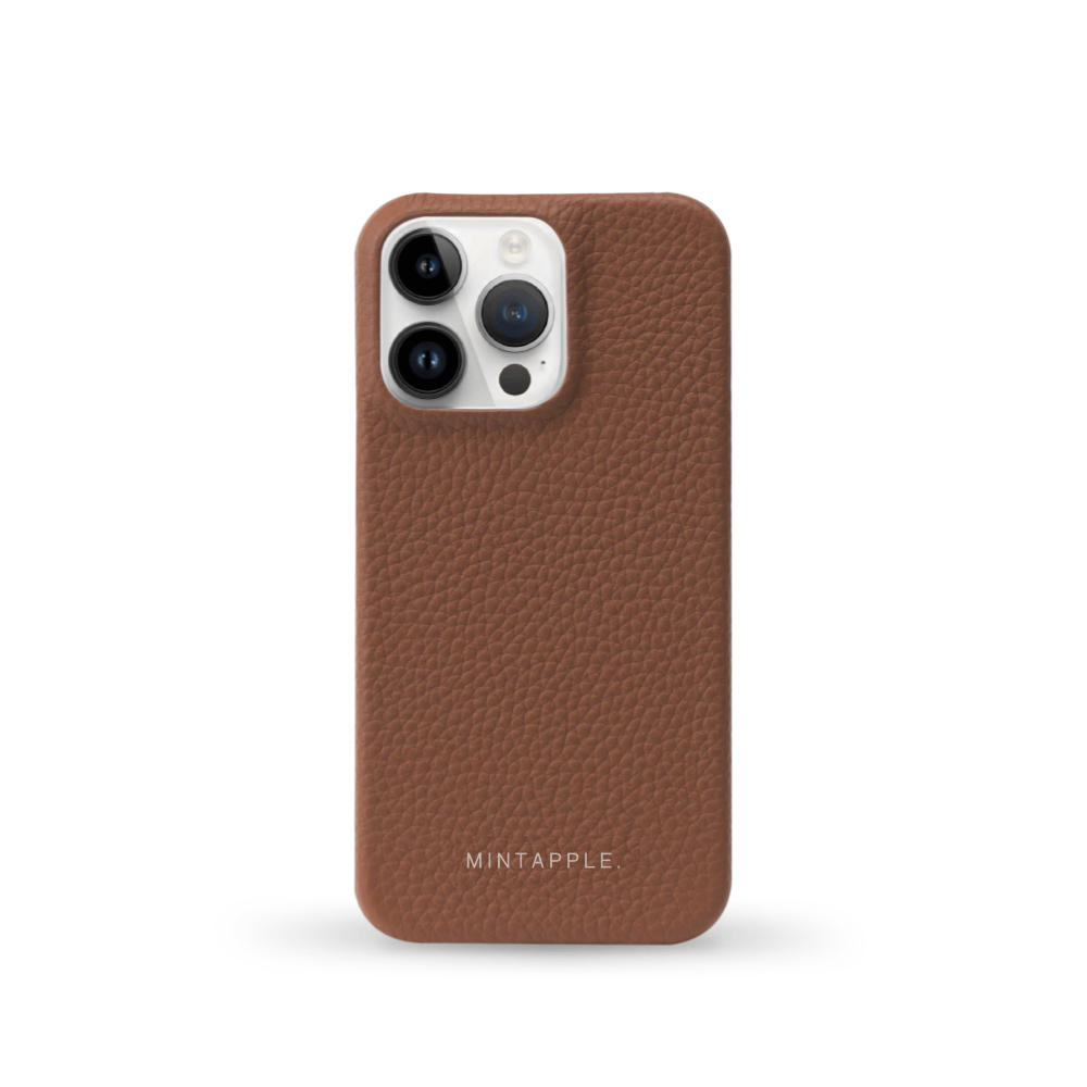 iPhone 15 Pro Case | Top Grain Leather | Brown | MagSafe