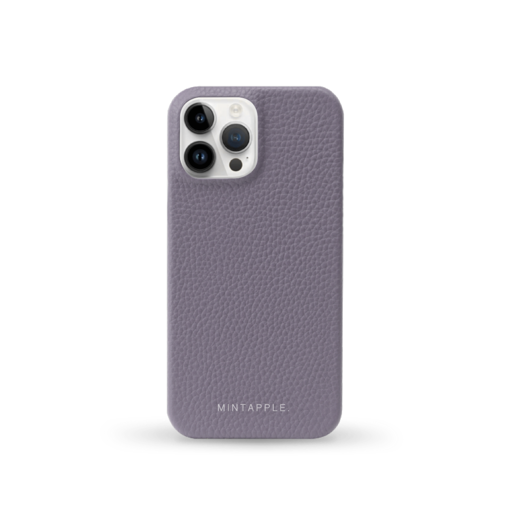 iPhone 15 Pro Max Case | Top Grain Leather | Lavender | MagSafe