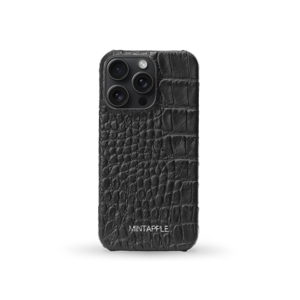 iPhone 16 Pro Case | Alligator Embossed Leather