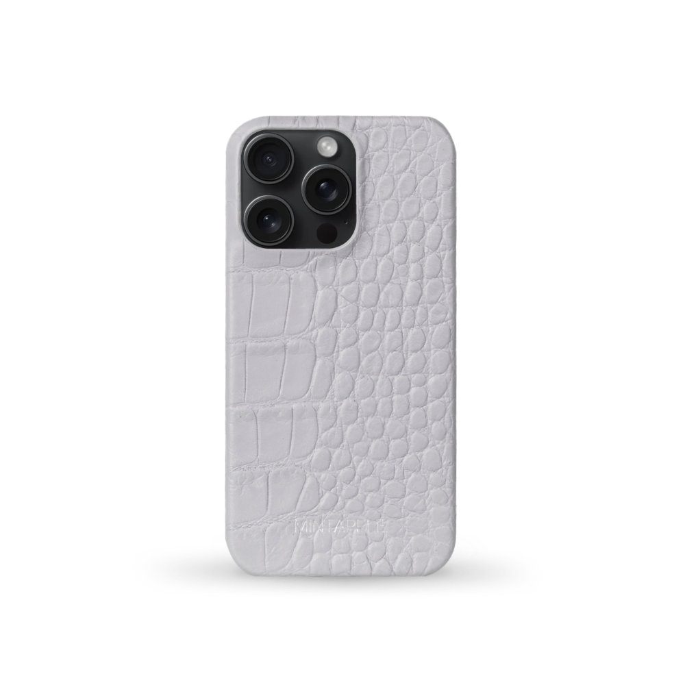 iPhone 16 Pro Case | Alligator Embossed Leather