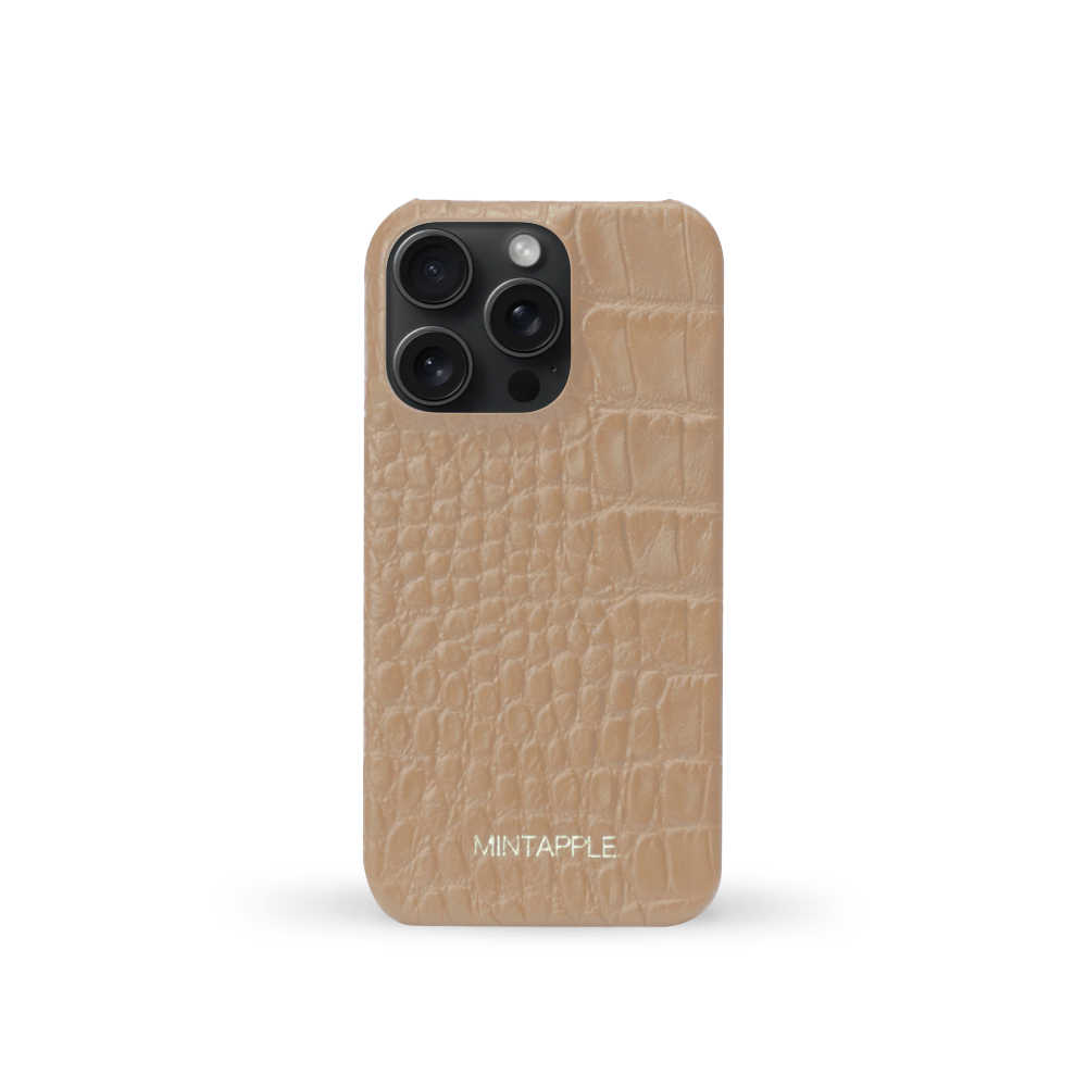 iPhone 16 Pro Case | Alligator Embossed Leather