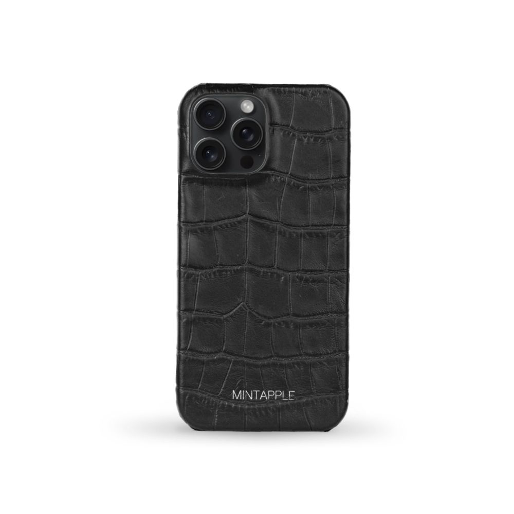 iPhone 16 Pro Max Case | Alligator Embossed Leather