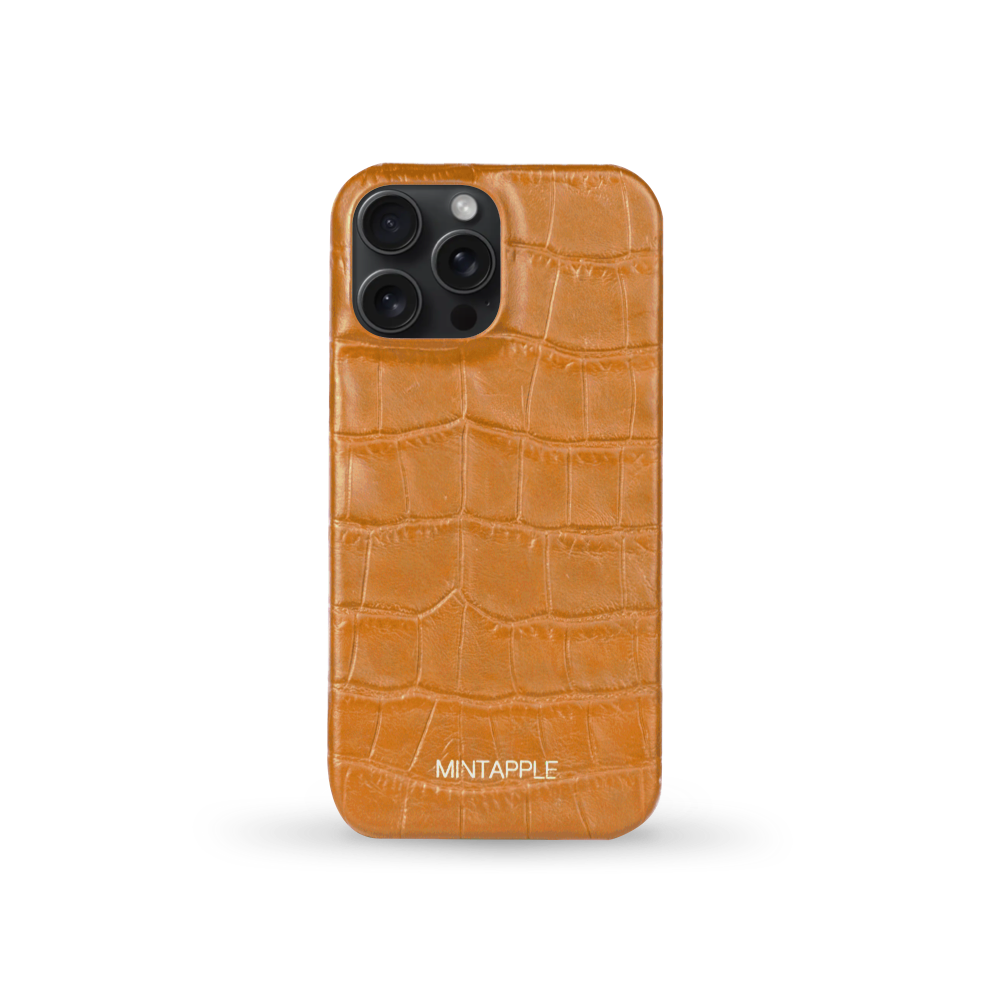 iPhone 16 Pro Max Case | Alligator Embossed Leather