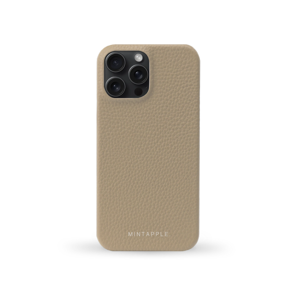 iPhone 16 Pro Max Case | Top Grain Leather | Porridge | MagSafe