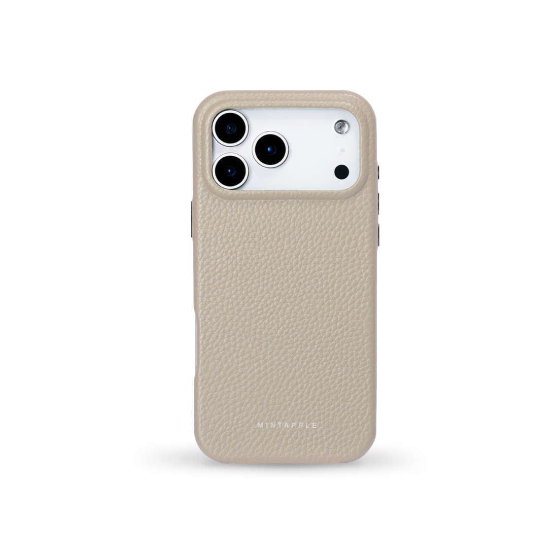 iPhone 17 Pro Max Case | Top Grain Leather | Nude | MagSafe