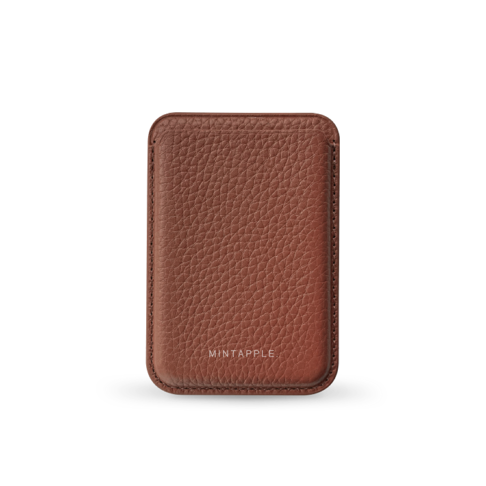 Leather MagSafe Wallet | Top Grain Leather | Autumn | Monogram