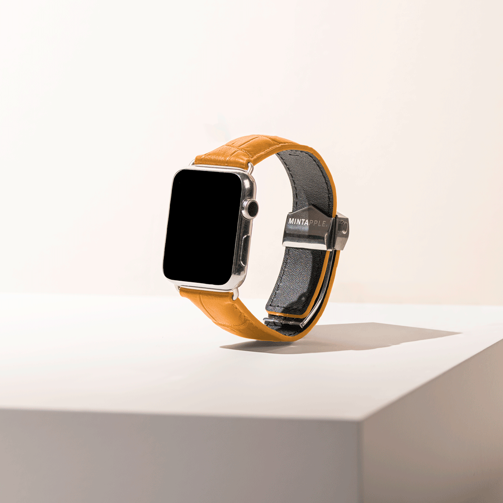 Alligator Strap in Orange