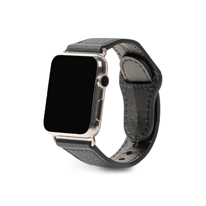 Leather Apple Watch Sport Strap | Black
