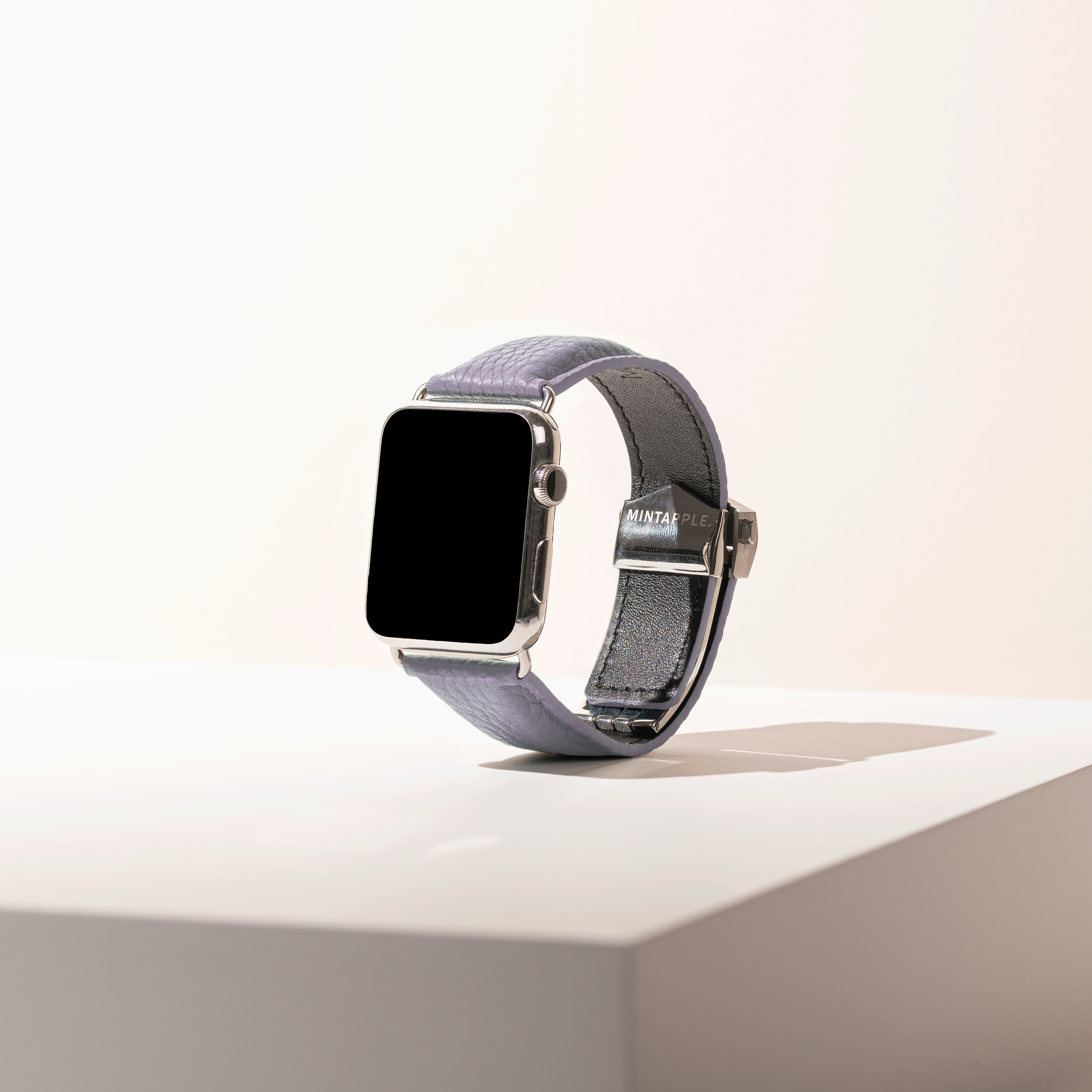 Top Grain Leather Strap in Lavender