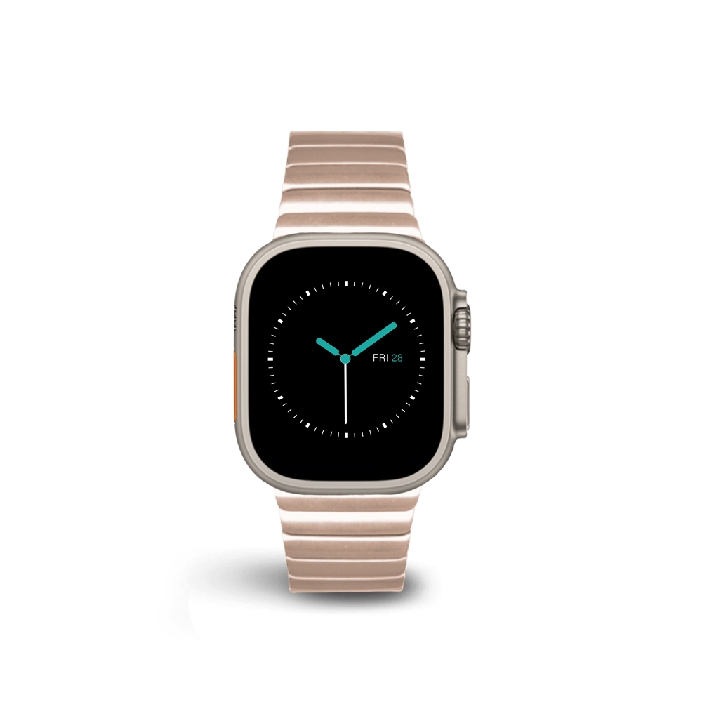 Link Bracelet Band | Rose Gold Aluminium