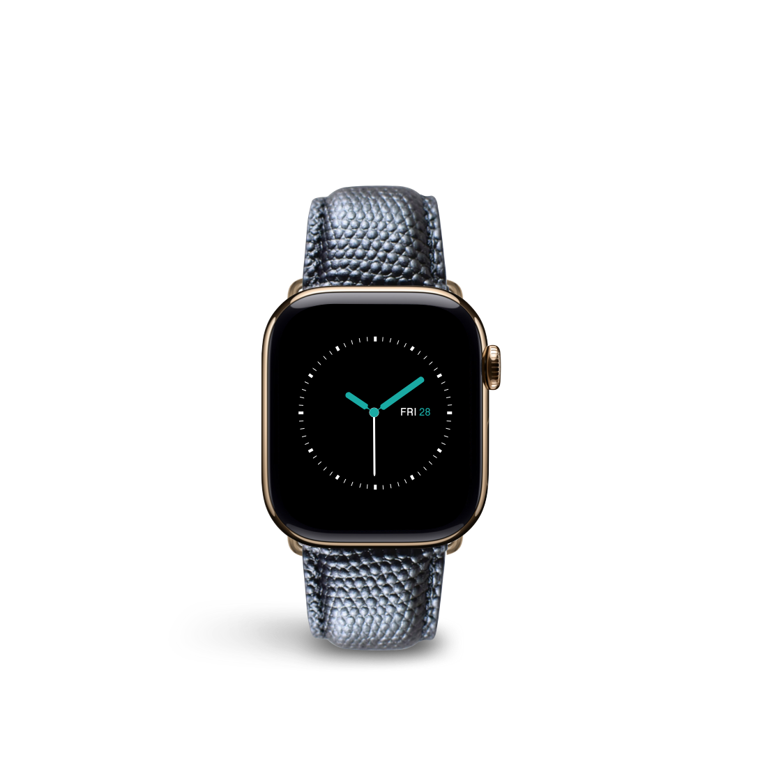 Lizard Embossed Leather | Onyx