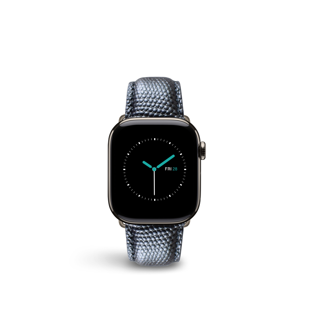 Lizard Embossed Leather | Onyx