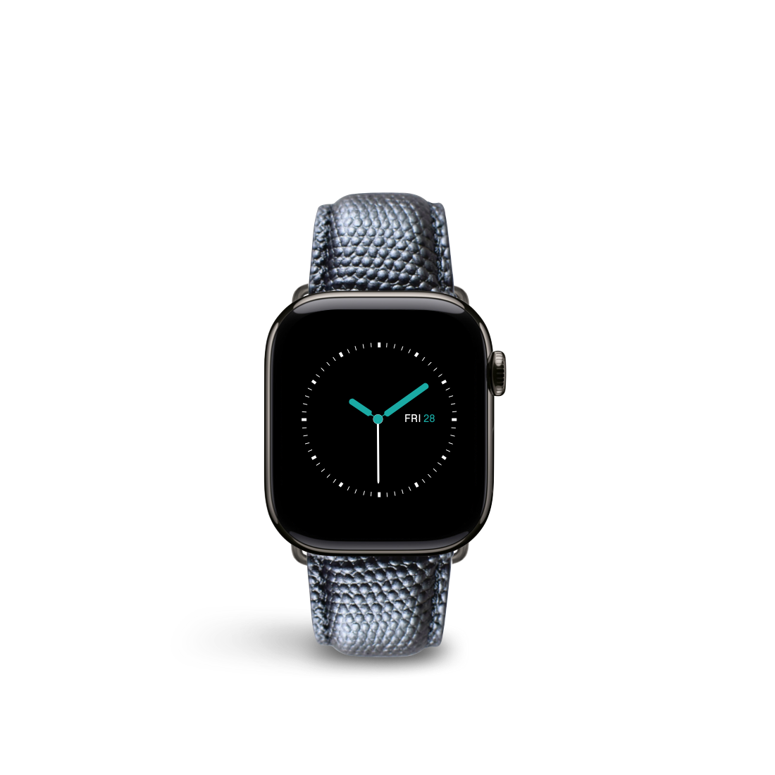 Lizard Embossed Leather | Onyx