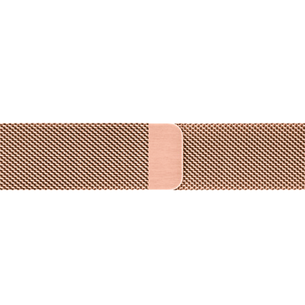 Milanese Loop Strap | Rose Gold Aluminium