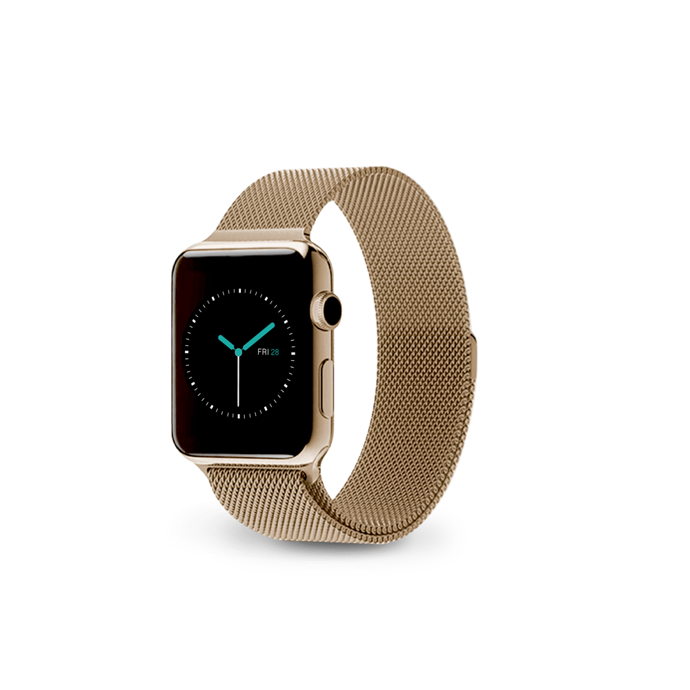 Milanese Loop Strap | Gold Titanium