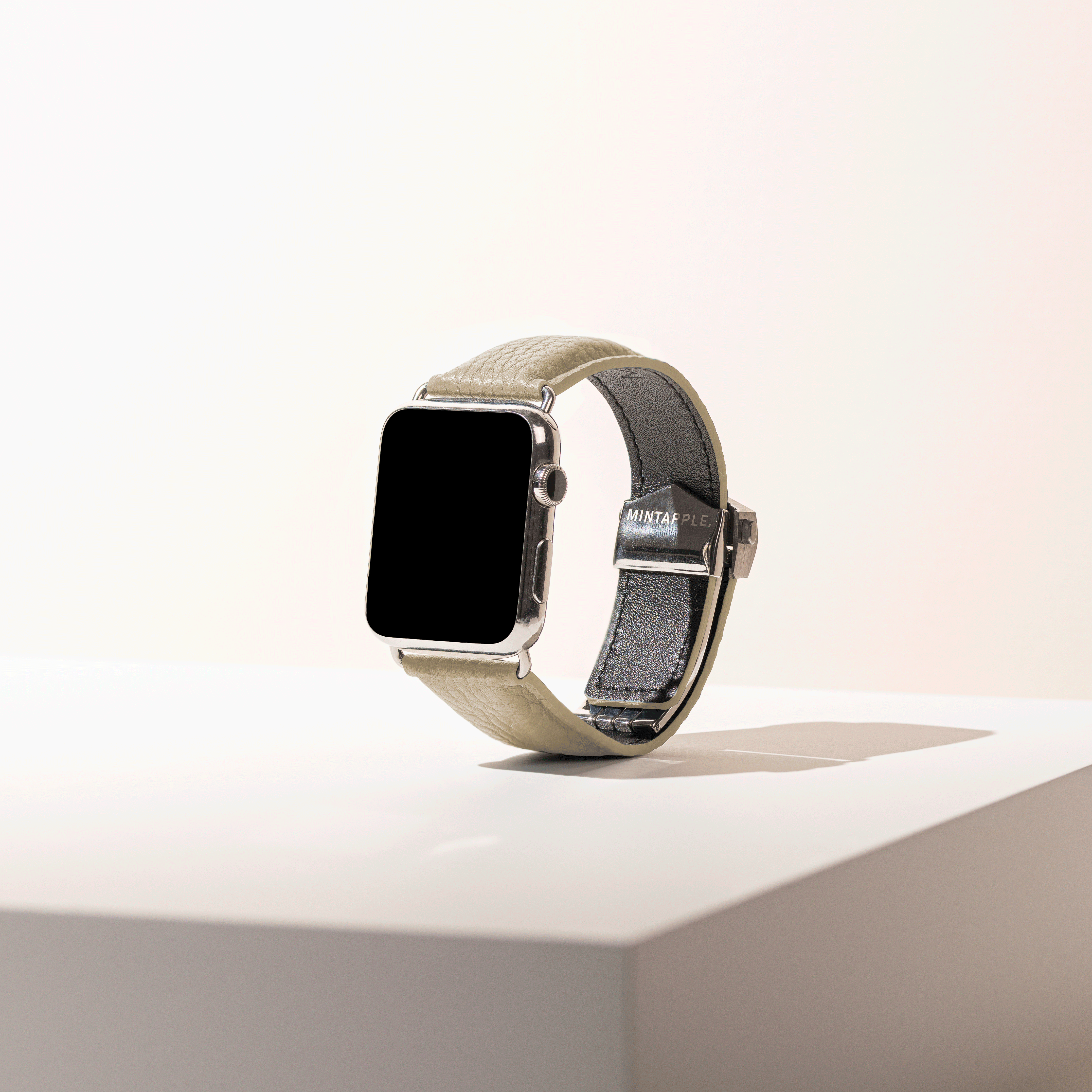 Top Grain Leather Strap in Porridge