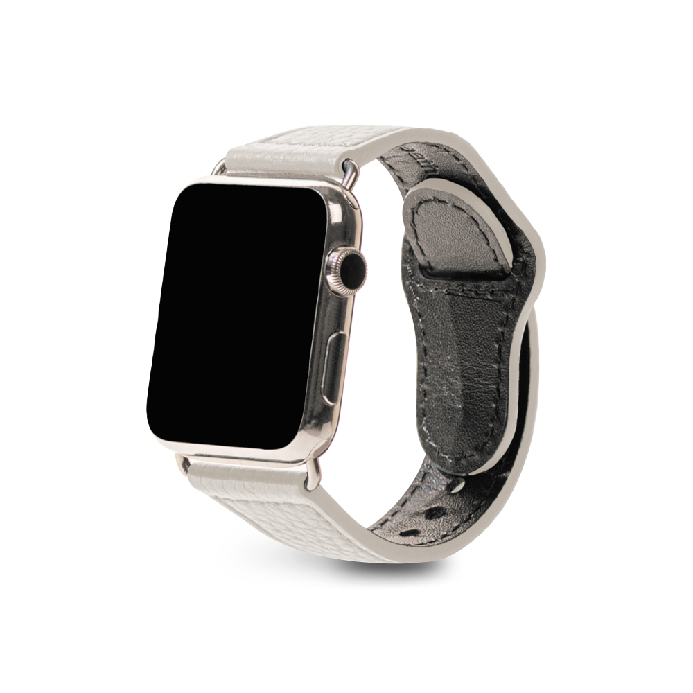 Leather Apple Watch Sport Strap | Rose White
