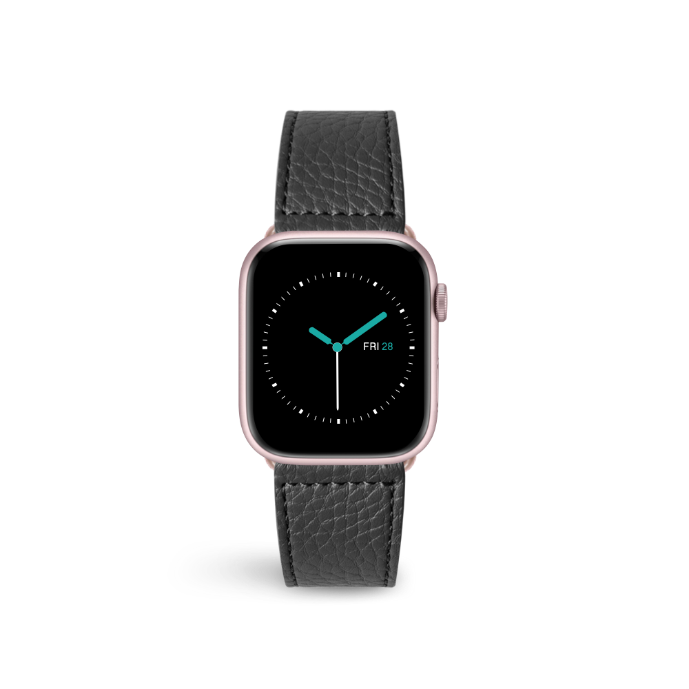 Leather Apple Watch Sport Strap | Black