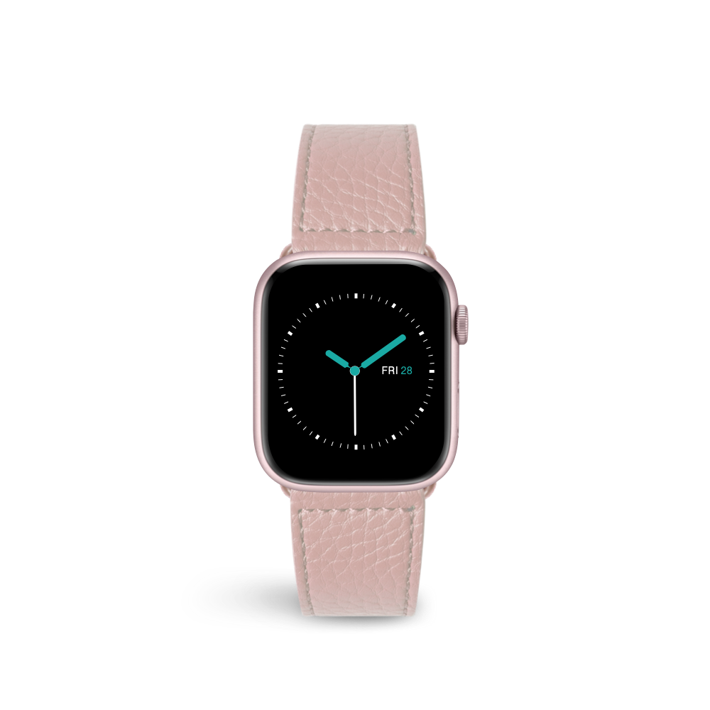 Leather Apple Watch Sport Strap | Blush