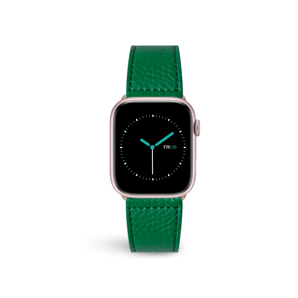 Leather Apple Watch Sport Strap | British Green
