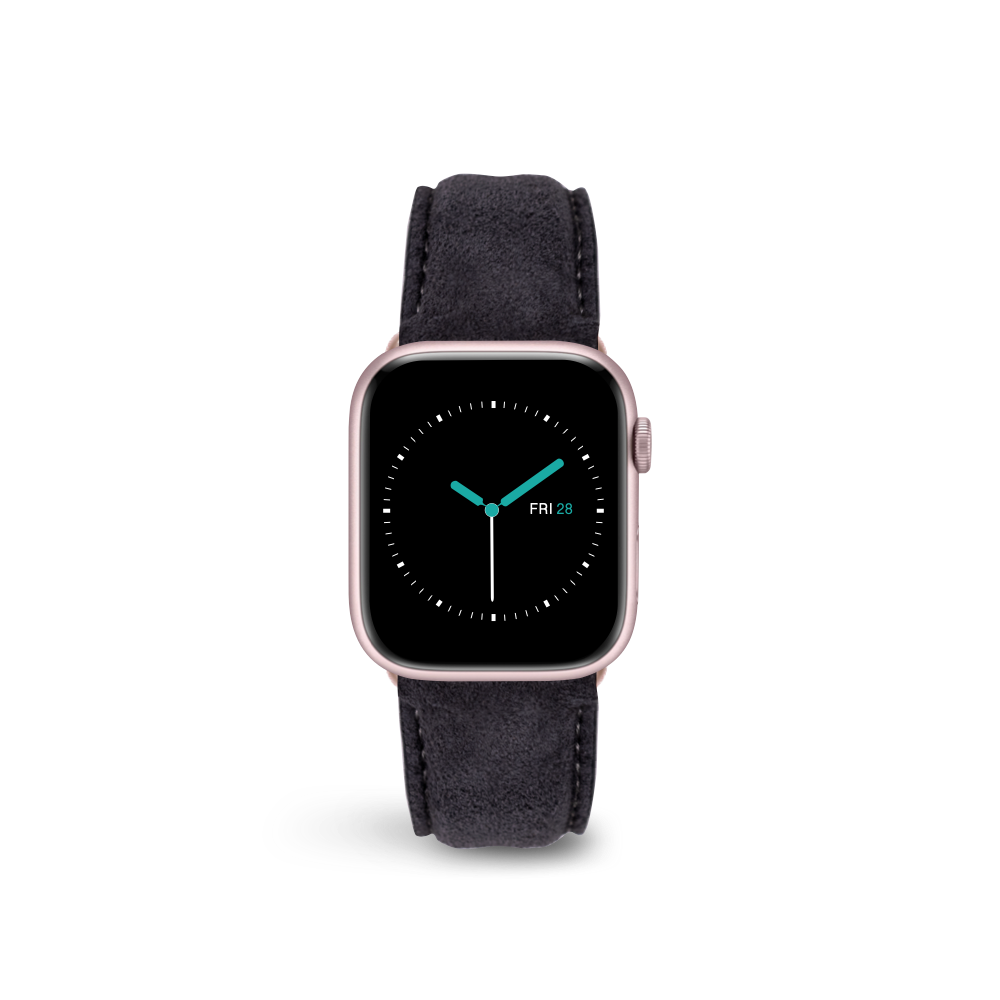 Suede Leather | Ink Black - MINTAPPLE.