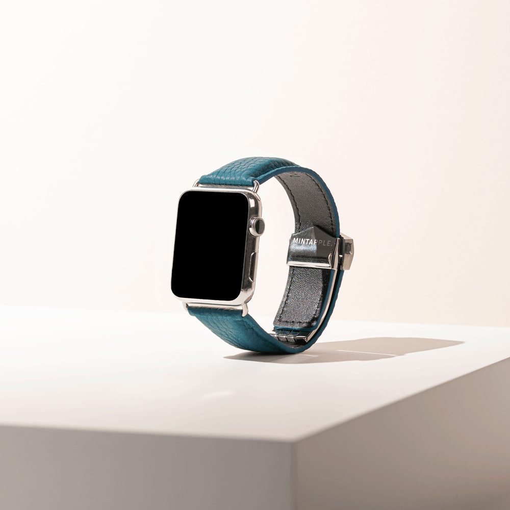 Top Grain Leather Strap in Teal