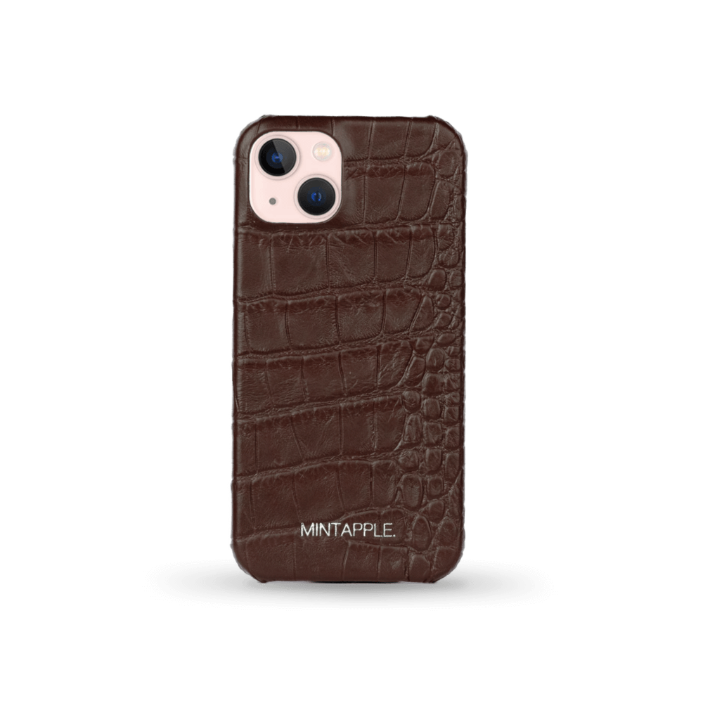 iPhone 13 | Alligator Embossed Leather Case