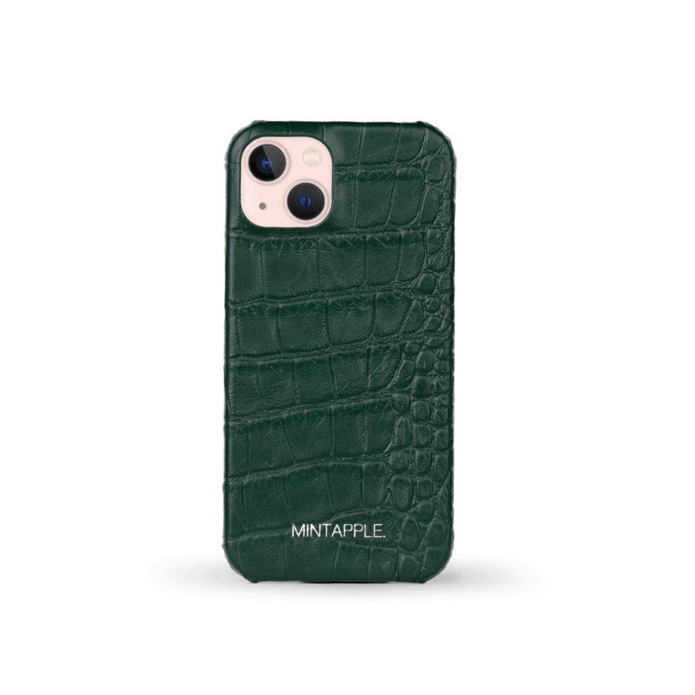 iPhone 13 | Alligator Embossed Leather Case