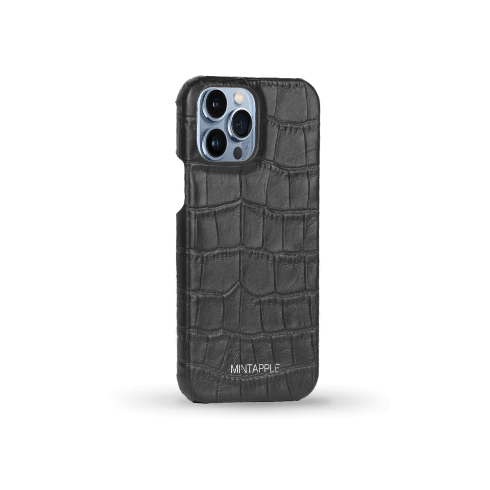iPhone 13 Pro Max | Alligator Embossed Leather Case