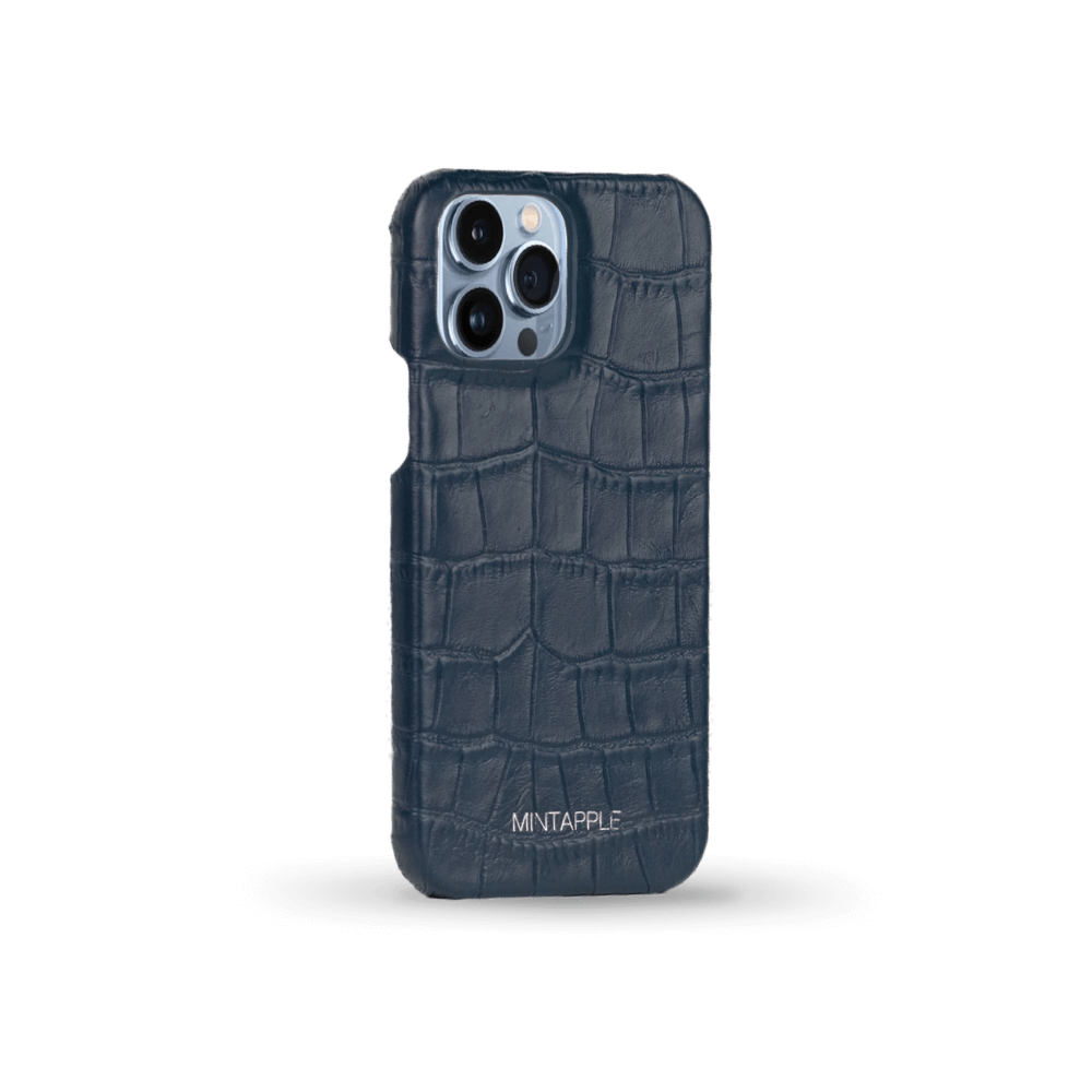 iPhone 13 Pro Max | Alligator Embossed Leather Case