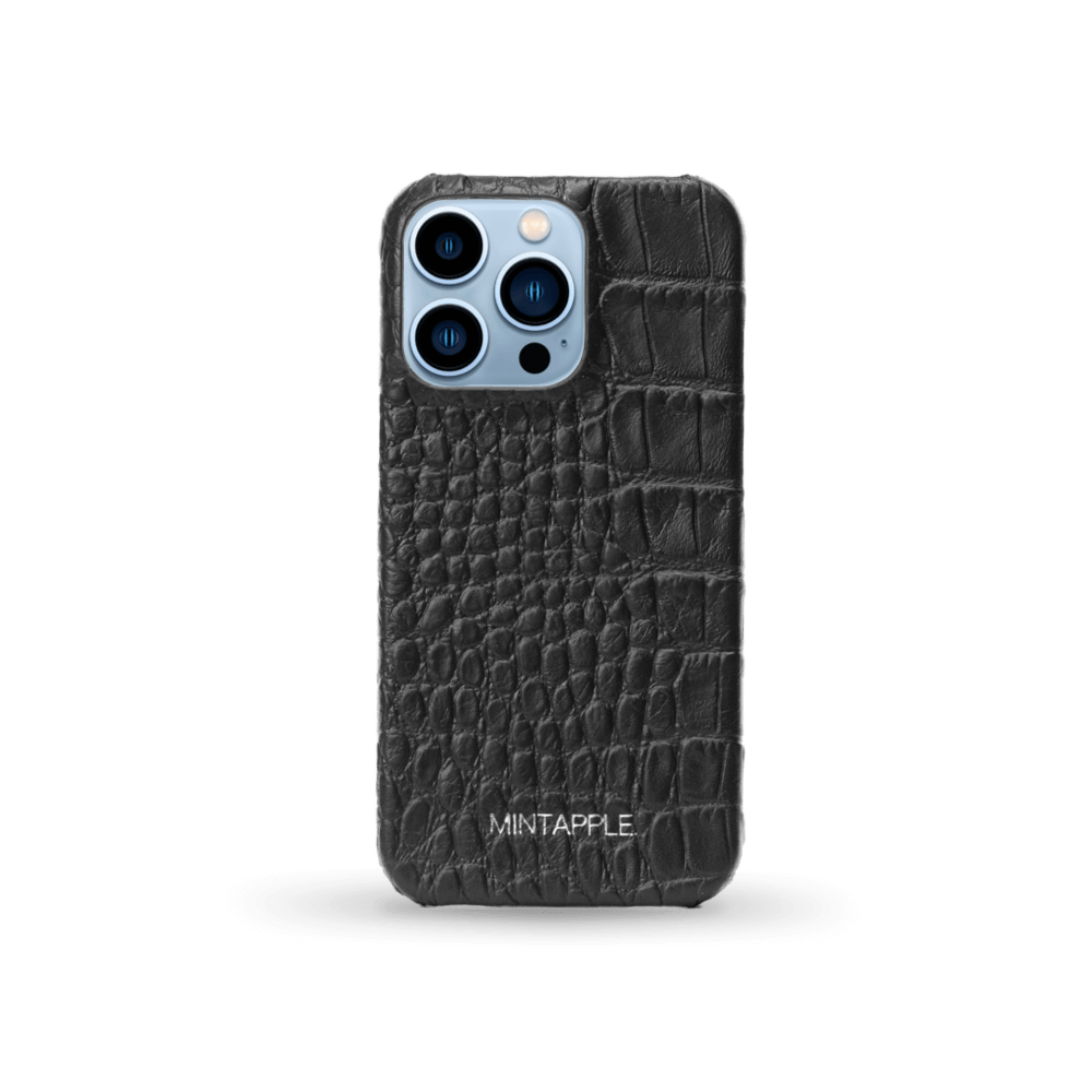 iPhone 13 Pro | Alligator Embossed Leather Case
