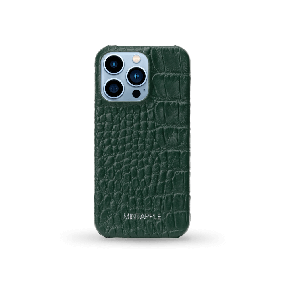 iPhone 13 Pro | Alligator Embossed Leather Case