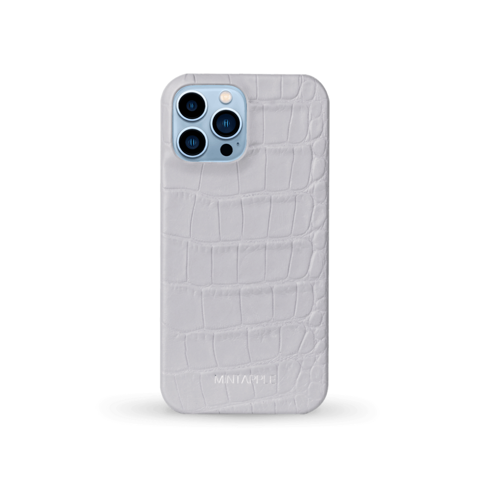 iPhone 13 Pro Max | Alligator Embossed Leather Case