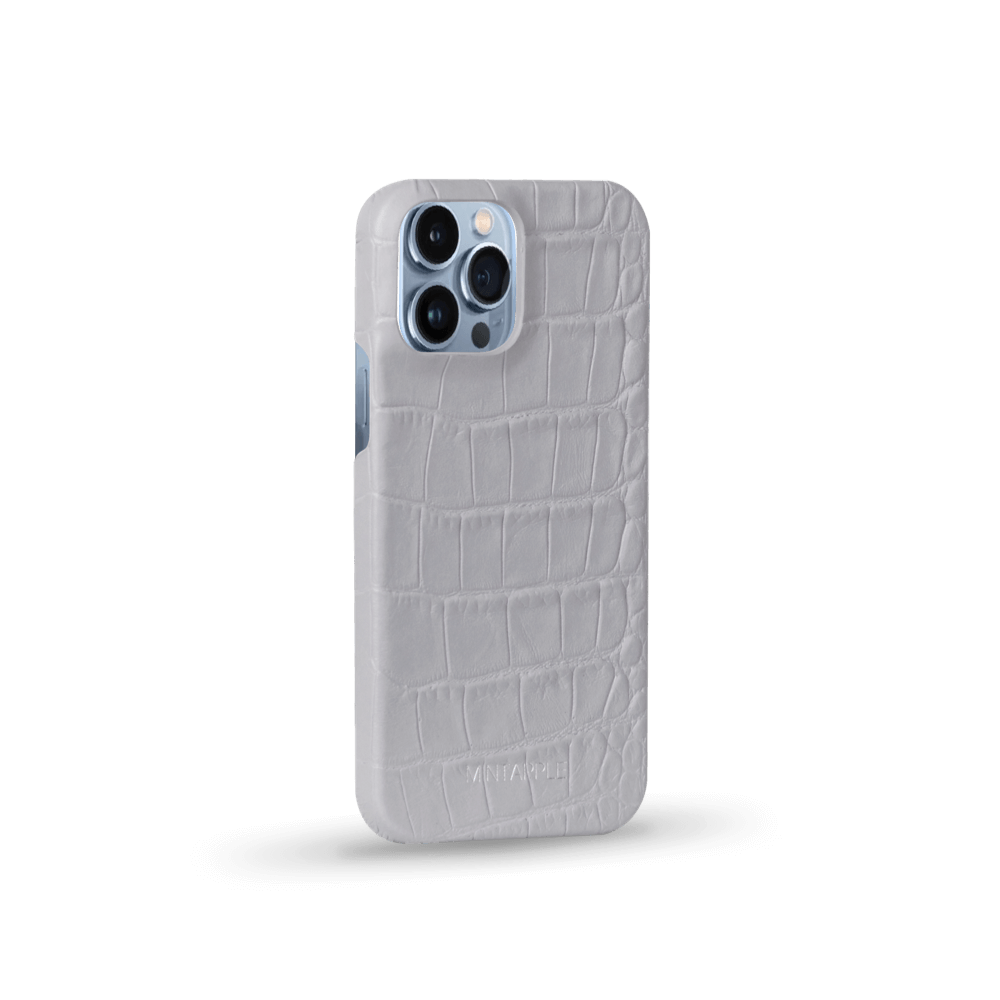iPhone 13 Pro Max | Alligator Embossed Leather Case
