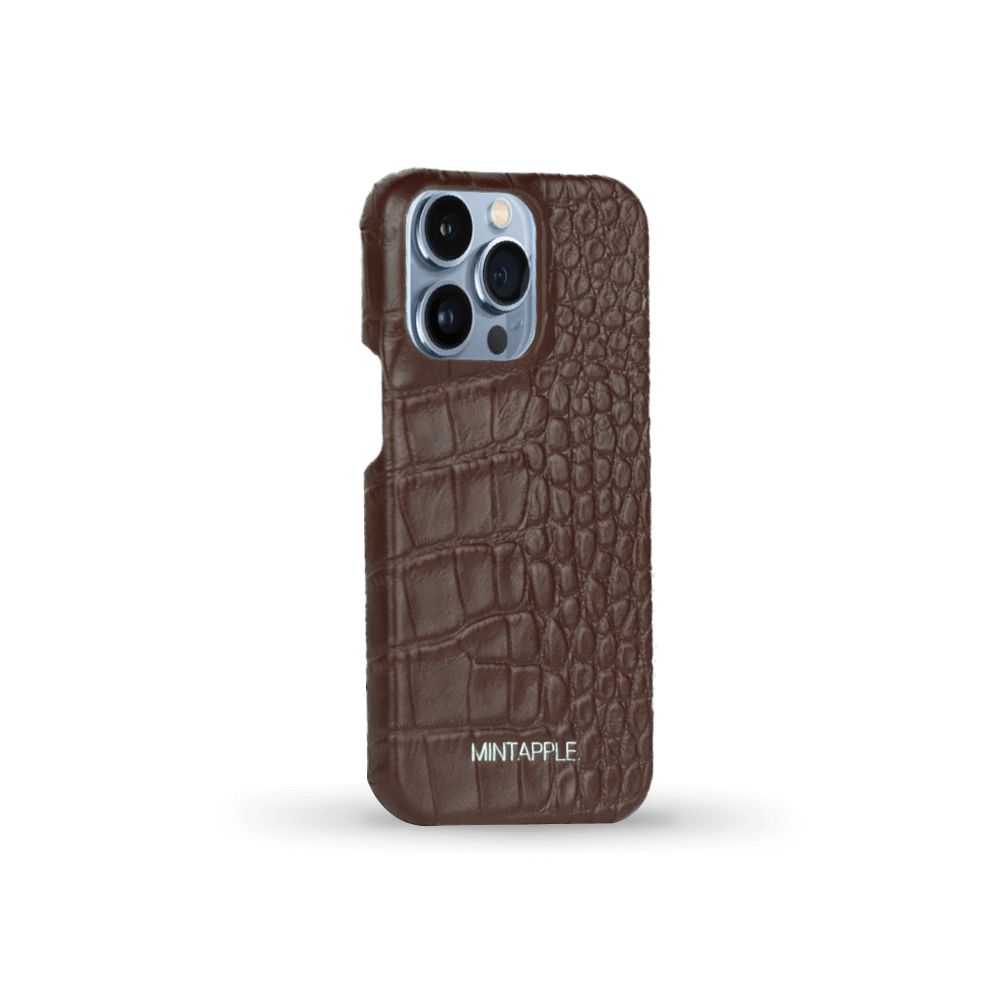 iPhone 13 Pro | Alligator Embossed Leather Case