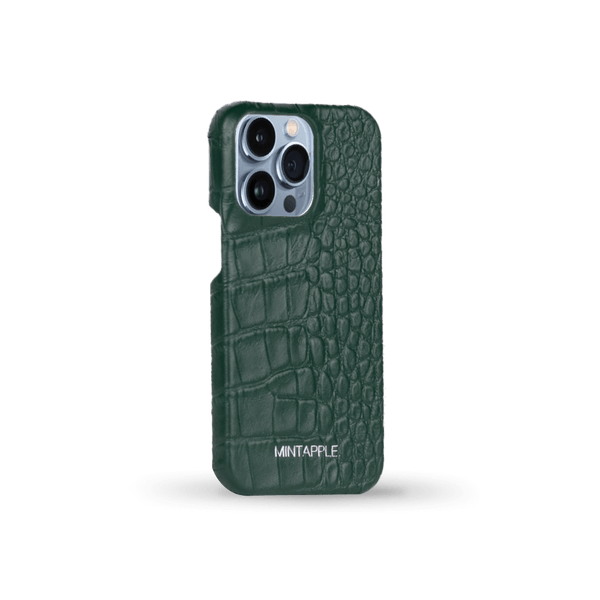 iPhone 13 Pro | Alligator Embossed Leather Case