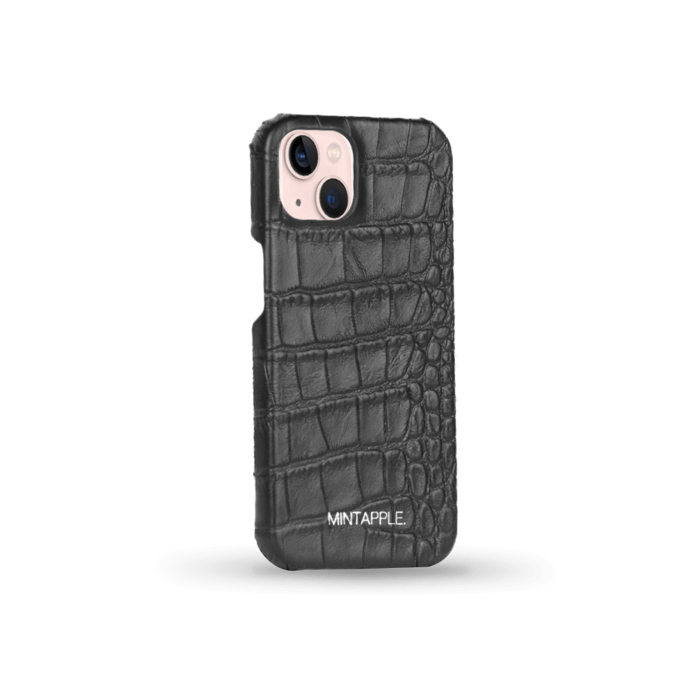 iPhone 13 | Alligator Embossed Leather Case