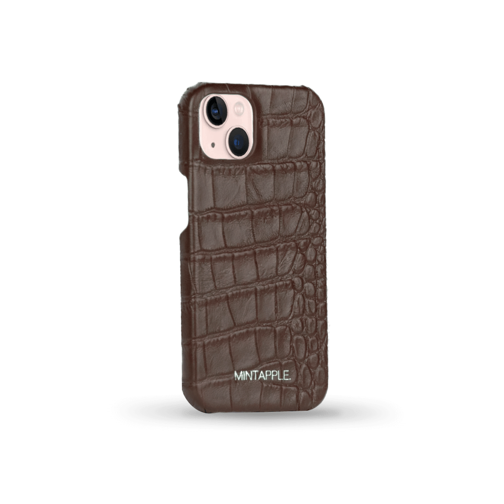 iPhone 13 | Alligator Embossed Leather Case