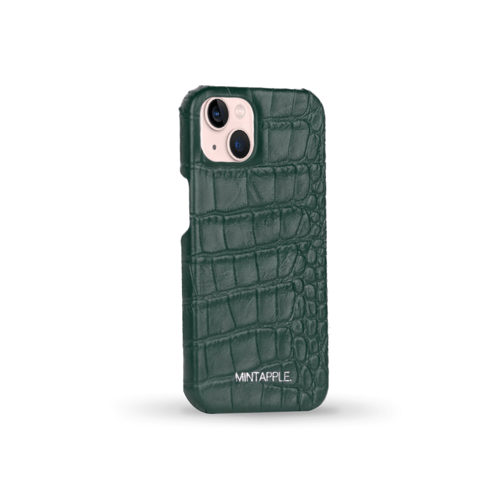 iPhone 13 | Alligator Embossed Leather Case