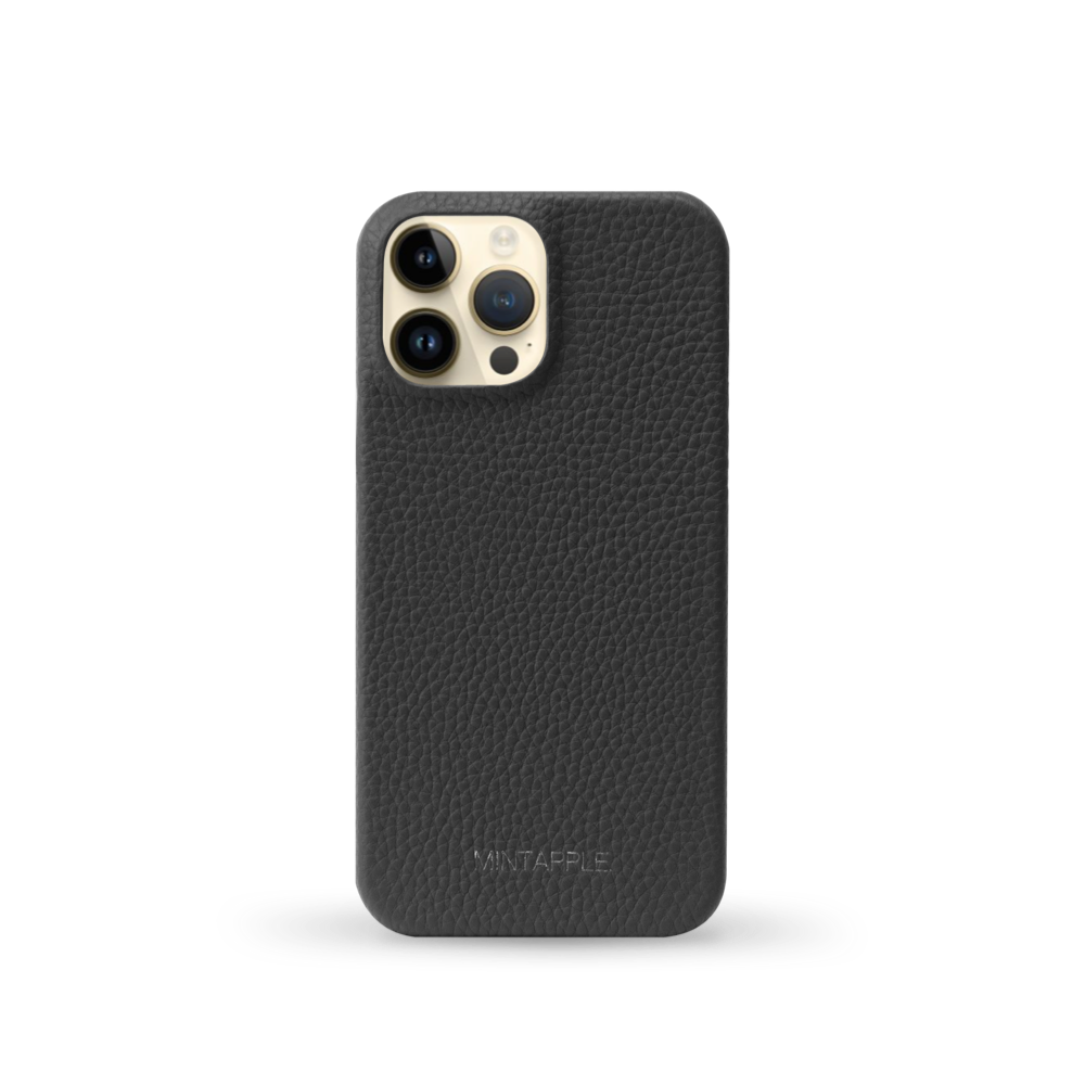 iPhone 14 Pro Max Case | Top Grain Leather | Black | MagSafe