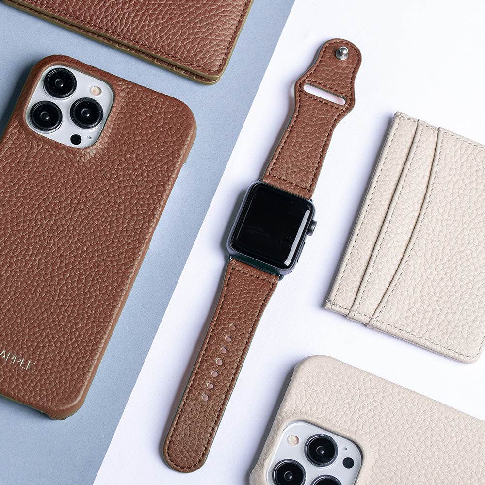Leather Apple Watch Sport Strap | Autumn