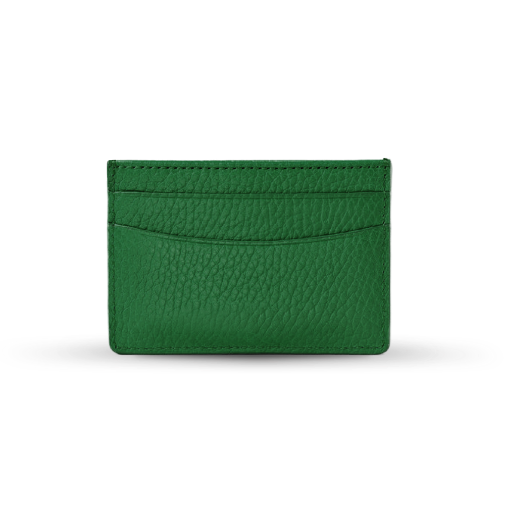 Leather MagSafe Wallet-Dark Green