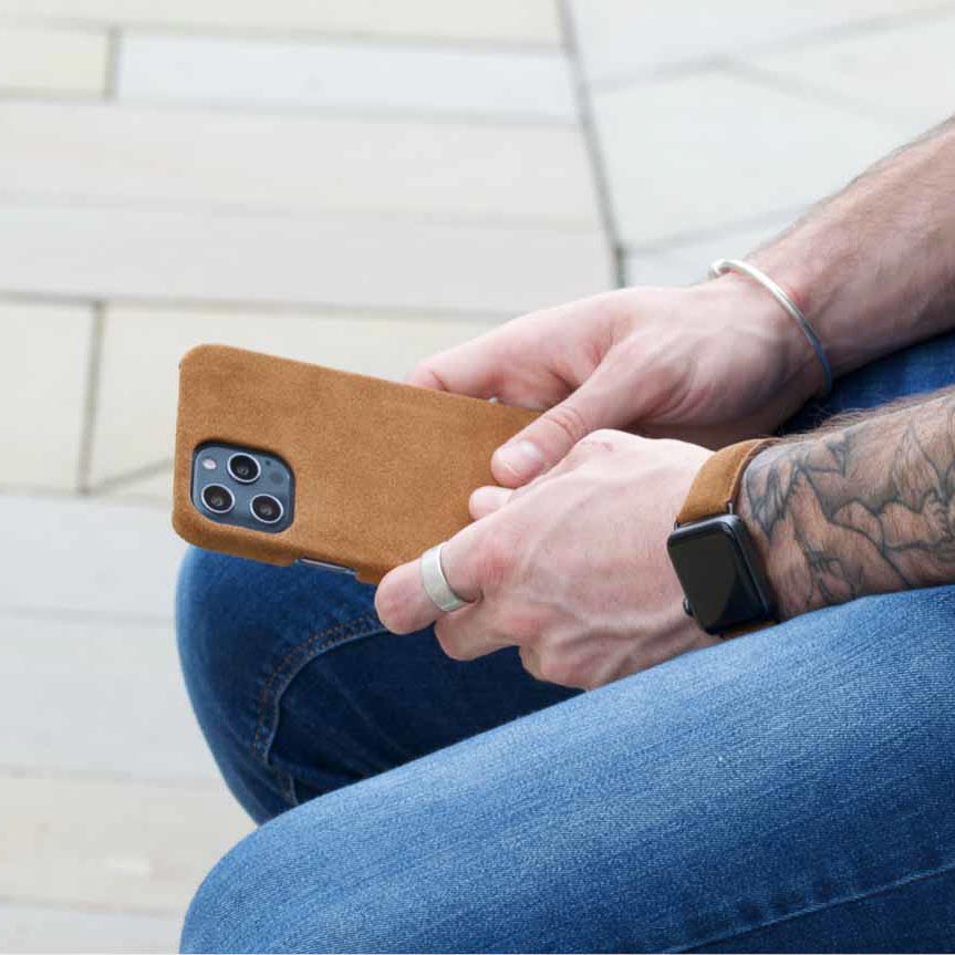 iPhone 12 Pro Max | Suede Leather Case