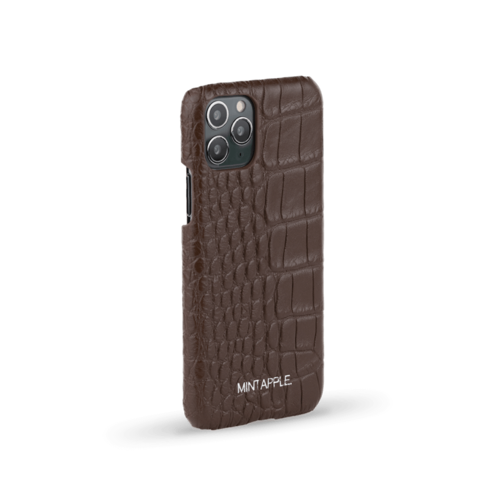 iPhone 11 Pro - Alligator Leather Case - MINTAPPLE.