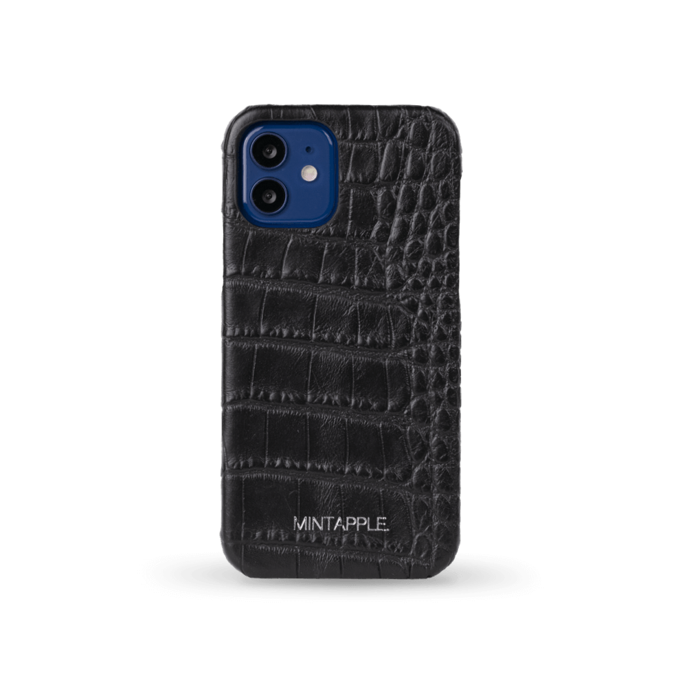 iPhone 12 | Alligator Embossed Leather Case