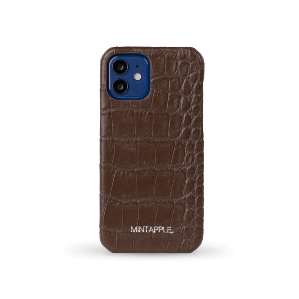 iPhone 12 | Alligator Embossed Leather Case