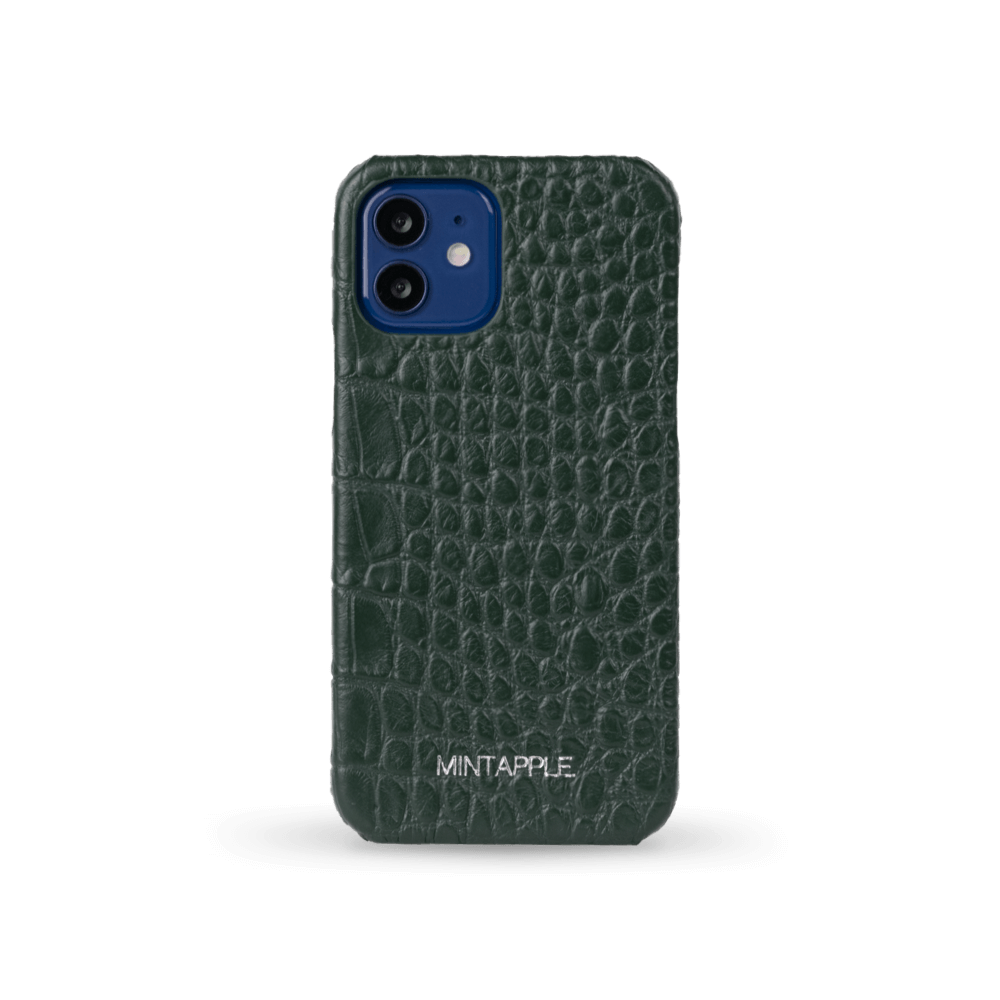 iPhone 12 | Alligator Embossed Leather Case