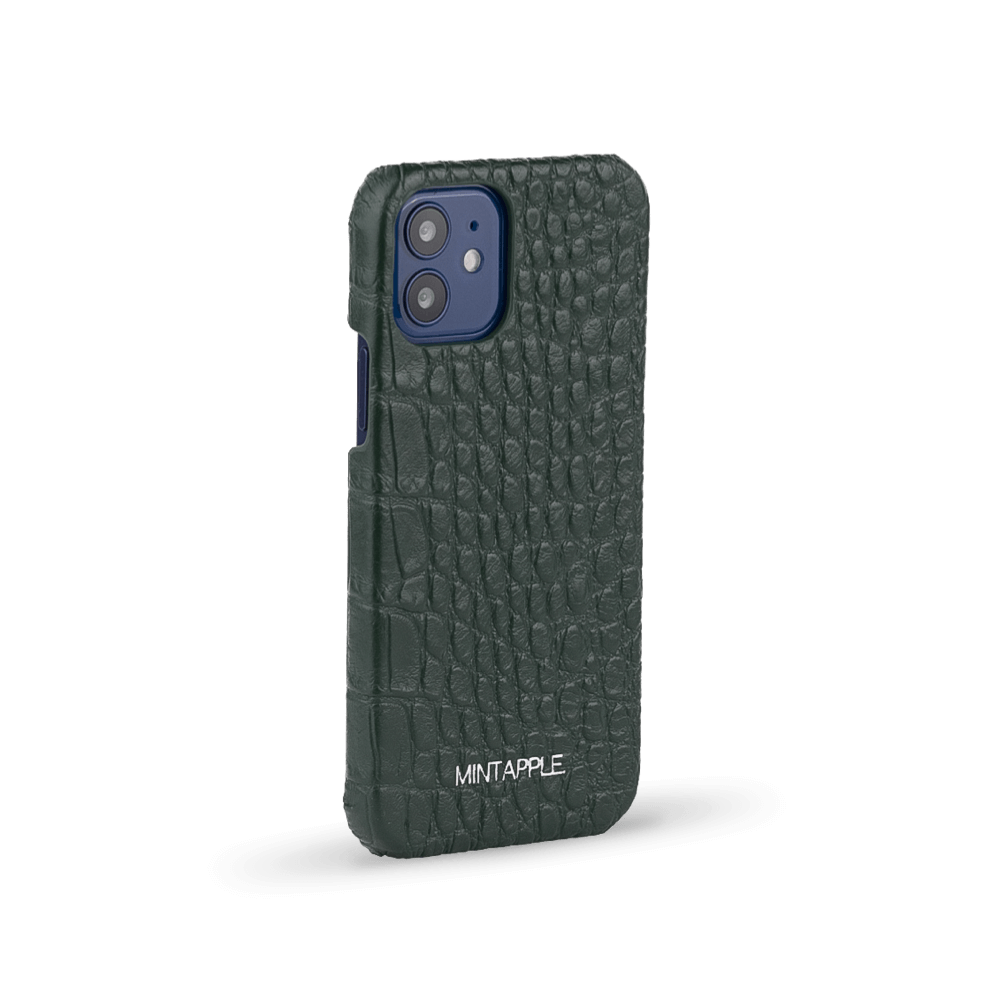iPhone 12 | Alligator Embossed Leather Case