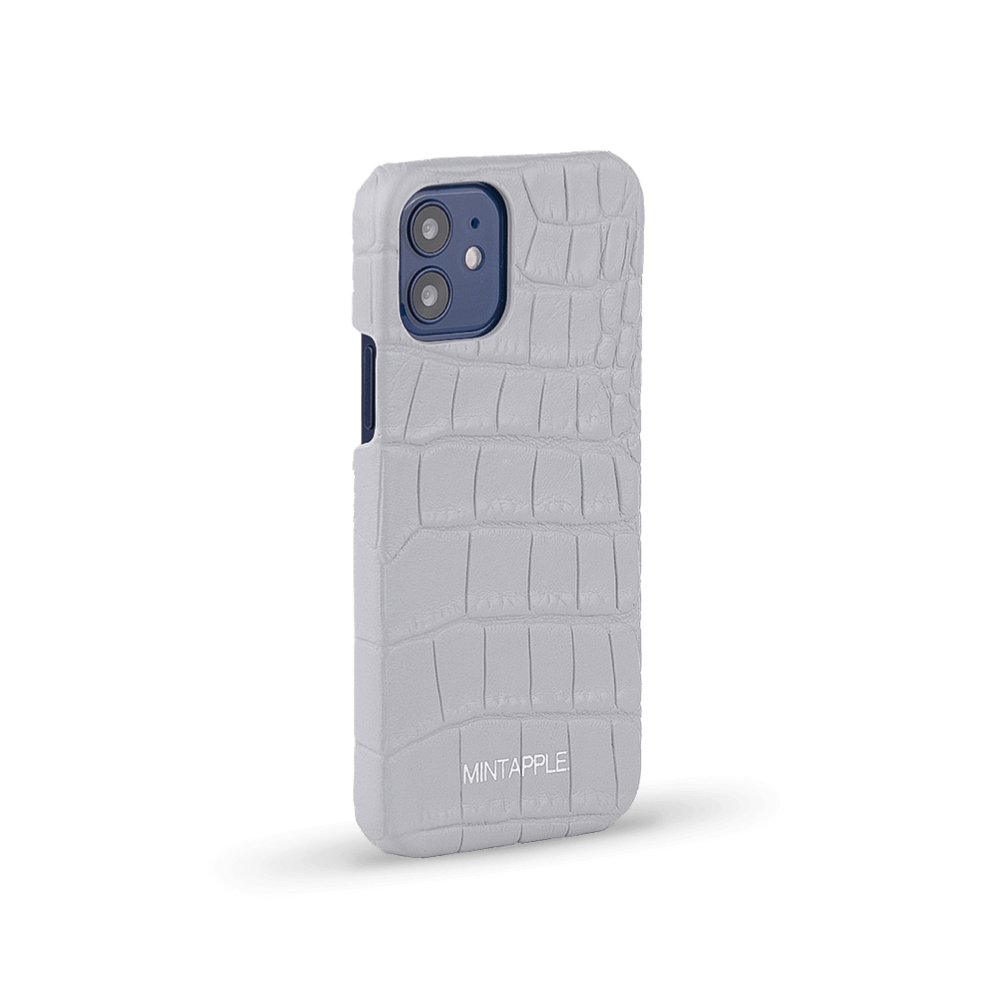 iPhone 12 | Alligator Embossed Leather Case